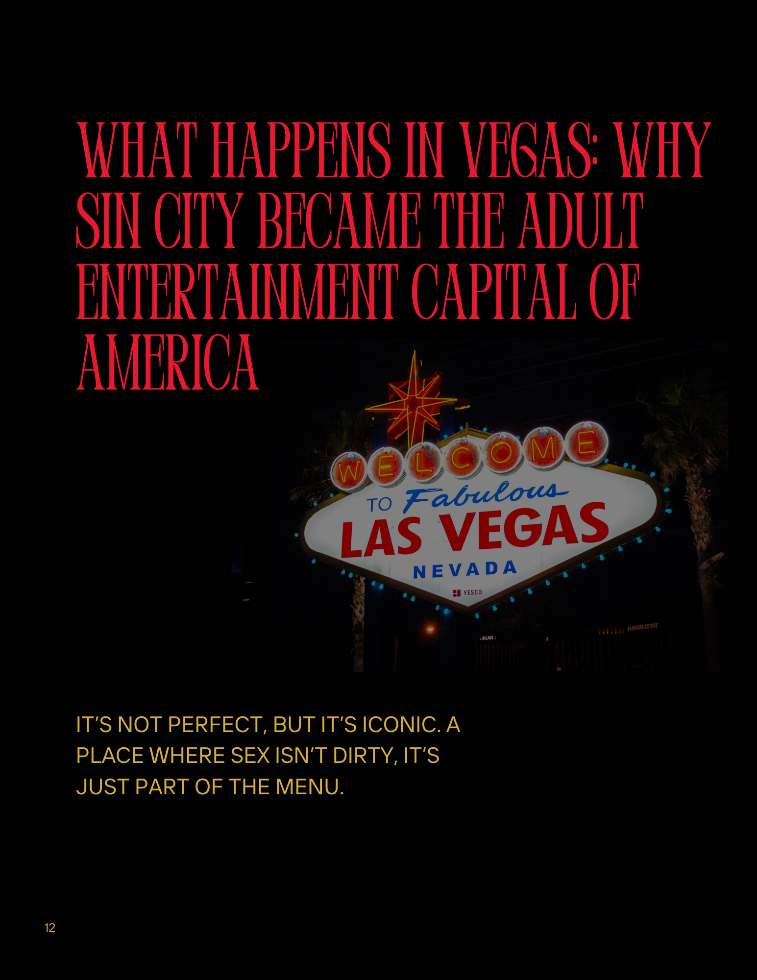 What Happens in Vegas: Why Sin City Became the Adult Entertainment Capital of America